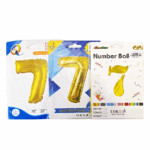 Шар фольга цифра 7 40д арт.tr1353 золотая