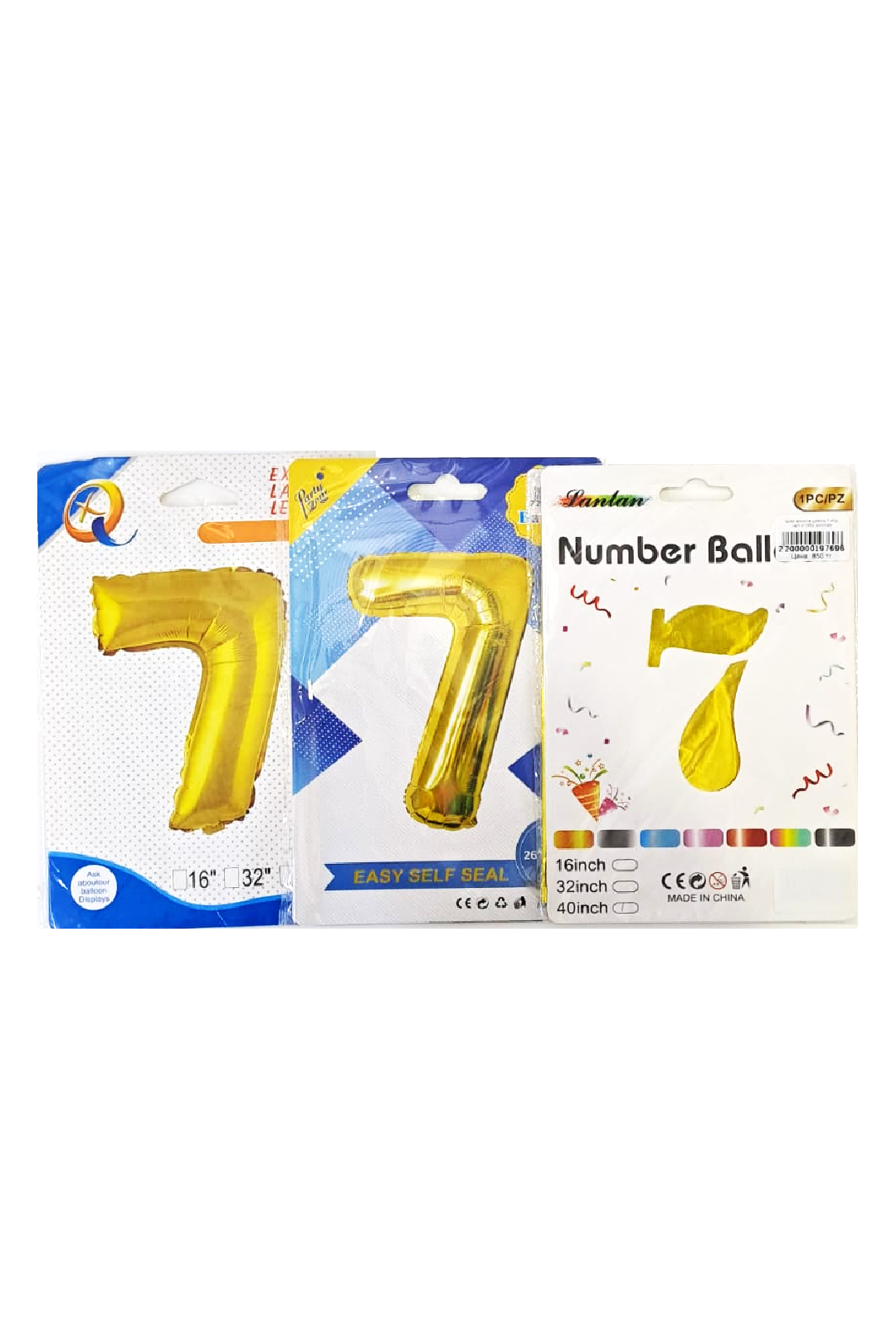 Шар фольга цифра 7 40д арт.tr1353 золотая Шар фольга цифра 7 40д арт.tr1353 золотая