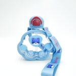 Бутылка для воды с ремешком Лапка арт.tr287 голубая