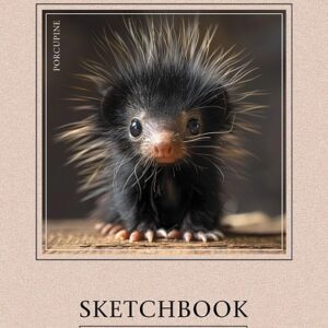 Скетчбук Hatber Крошка Дикобраз 40л 100гр арт.32129