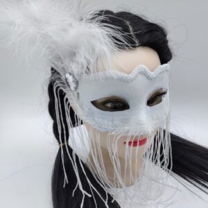 Маска карнавальная арт.tr2802 с пером 1500тг