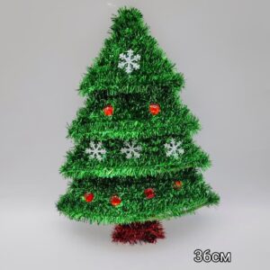 Декор новогодний Елка с мишурой и снежинками арт.6394-8 1000тг