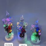 Свеча электронная с хвоей 15,5см арт.sk-16 1200тг