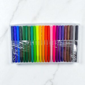 Фломастеры Color Fibre tip pens 24цв арт.858-24