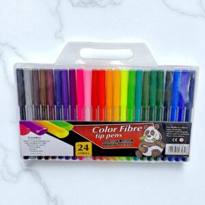 Фломастеры Color Fibre tip pens 24цв арт.858-24