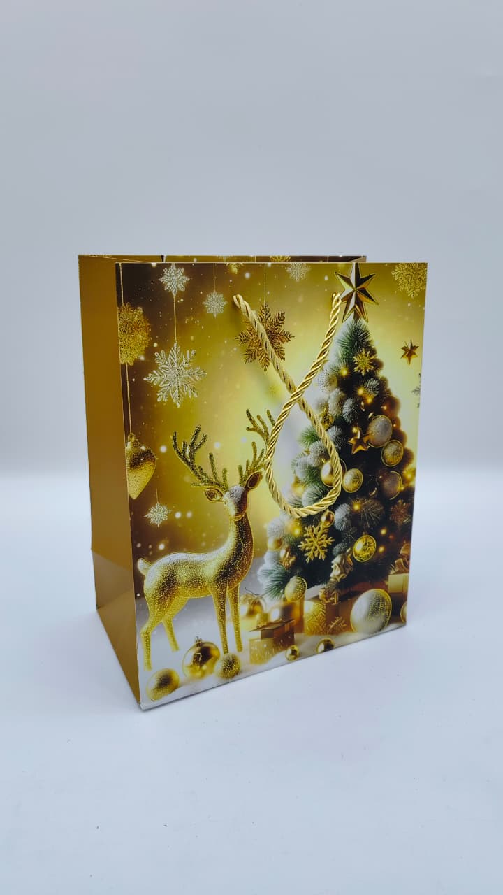 Пакет подарочный новогодний 18*23см арт.qzgzd-6656c-3 Олень золото 300тг Пакет подарочный новогодний 18*23см арт.qzgzd-6656c-3 Олень золото 300тг