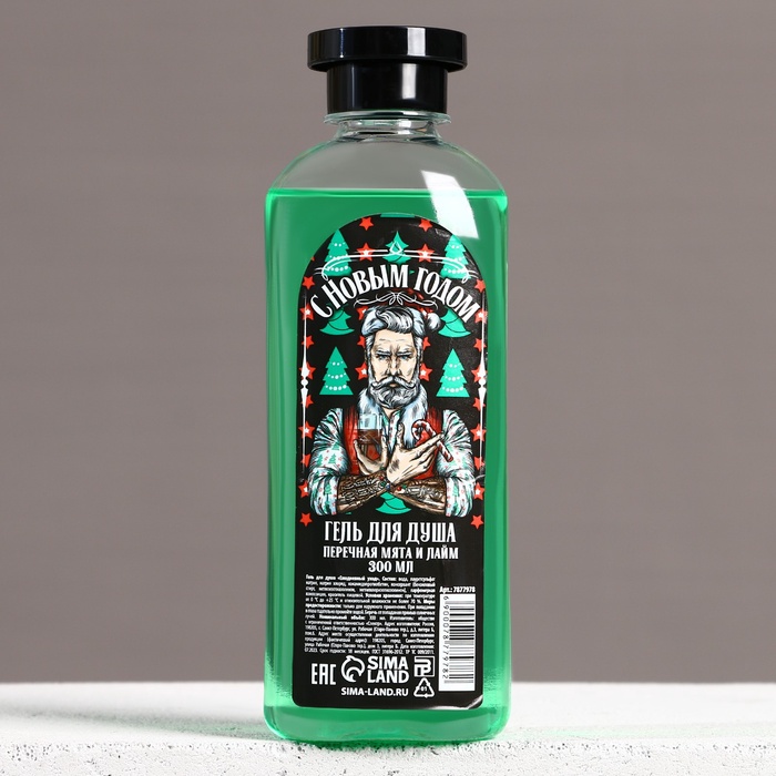 Гель для душа С новым годом перечная мята 300мл 800тг Гель для душа С новым годом перечная мята 300мл 800тг