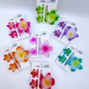 Крабик Гавайский цветок 4-8см уп 3шт ассорти 800тг