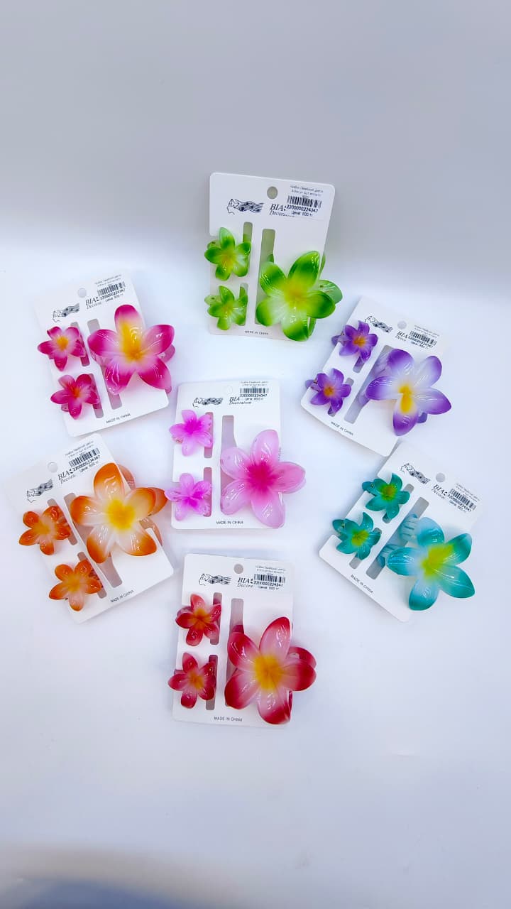 Крабик Гавайский цветок 4-8см уп 3шт ассорти 800тг Крабик Гавайский цветок 4-8см уп 3шт ассорти 800тг