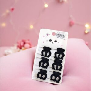 Крабики мини 2см арт.102150-5 уп 6шт черные круглые