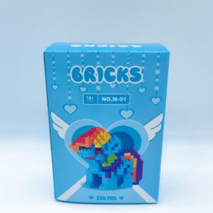 Конструктор Bricks арт.m-01 Пони голубой