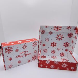 Коробка новогодняя Happy New Year 33*22*8,5см арт.tr2818 1200тг