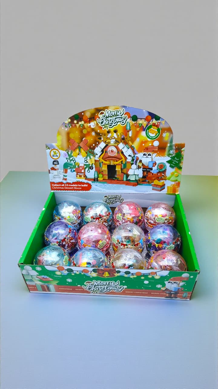 Конструктор новогодний в шарике арт.2883-5 Конструктор новогодний в шарике арт.2883-5