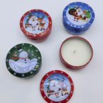 Арома свеча в новогодней баночке арт.6654-3 1000тг