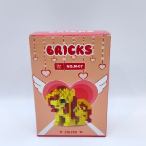 Конструктор Bricks арт.m-07 Пони красный