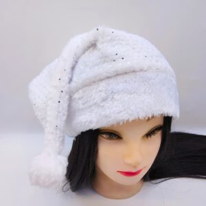 Колпак новогодний белый 1000тг