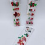 Заколки новогодние уп 5шт арт.a-6 ассорти 700тг