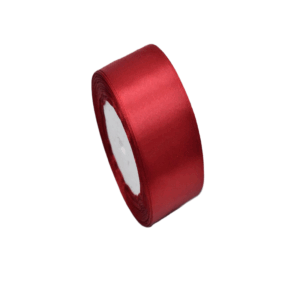 Лента атлас 4см бобина 20ярдов арт.tr636 кармин