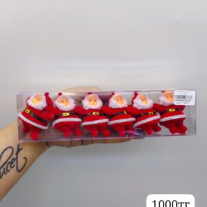 Дед мороз мини 6см уп 6шт 1000тг