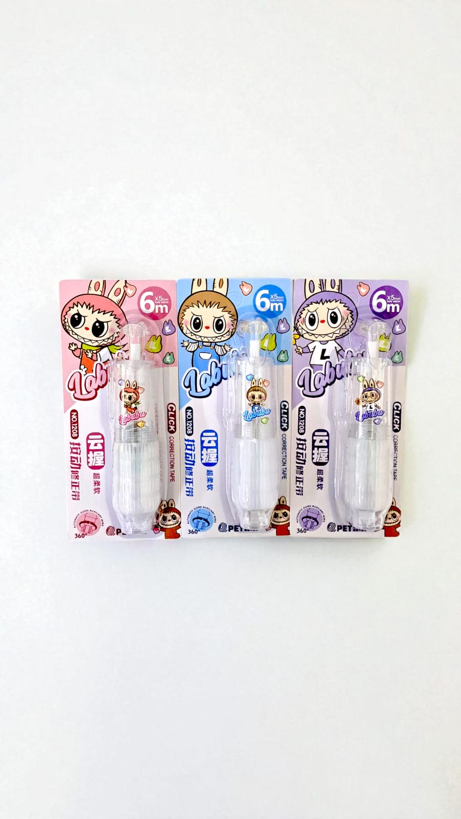 Корректор Labyby 6м*5мм арт.1208 ассорти Корректор Labyby 6м*5мм арт.1208 ассорти