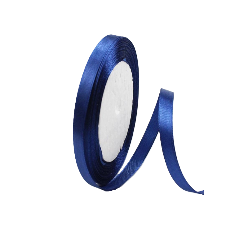 Лента атлас 1см бобина 20ярдов арт.tr873 кобальт Лента атлас 1см бобина 20ярдов арт.tr873 кобальт