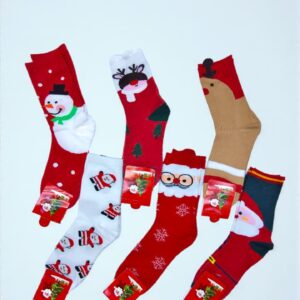 Носки новогодние арт.30983-3 ассорти 500тг