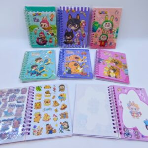 Блокнот+наклейки ассорти 800тг