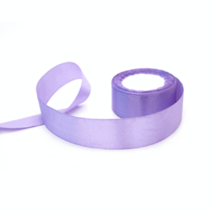 Лента атлас 2,5см бобина 20ярдов арт.tr801 лиловая
