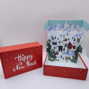 Коробка новогодняя Happy New Year 25*18*8см арт.tr2817 1000тг