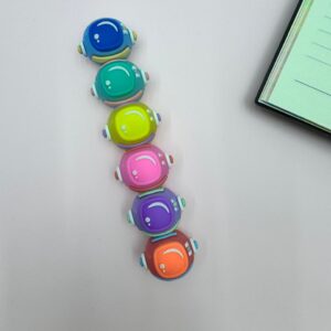 Текстовыделитель Космонавт 5цв арт.MD-195