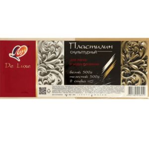 Пластилин скульптурный Луч арт.2097-08 2 стека белый, телесный