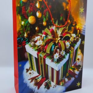 Пакет подарочный новогодний 30*41,5 арт.qzhzd-1030a-3 Подарок