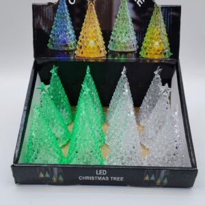 Свеча электронная Елка 11см арт.sk-5