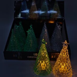 Свеча электронная Елка 11см арт.sk-5