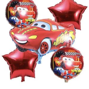 Шары фольга набор Тачки 2 уп 5шт арт.xy-q044