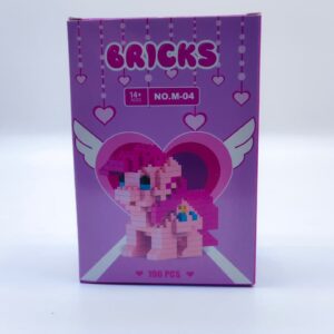 Конструктор Bricks арт.m-04 Пони розовый