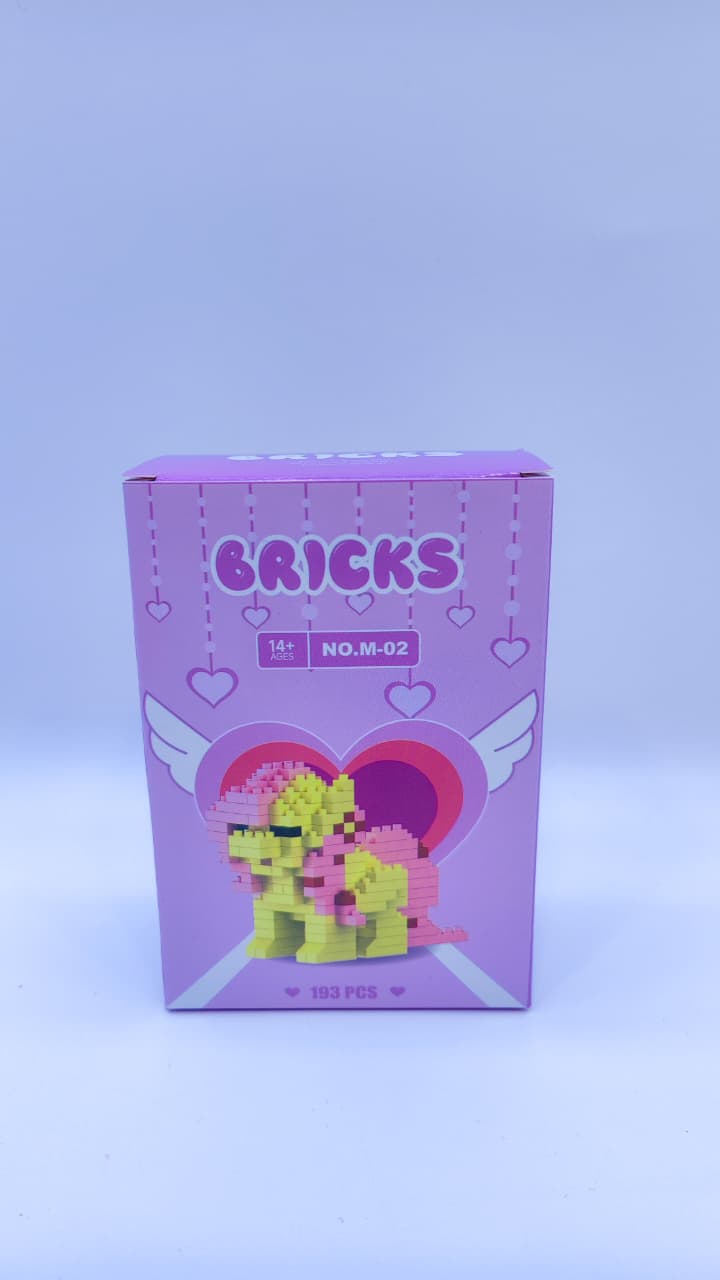 Конструктор Bricks арт.m-02 Пони розовый Конструктор Bricks арт.m-02 Пони розовый