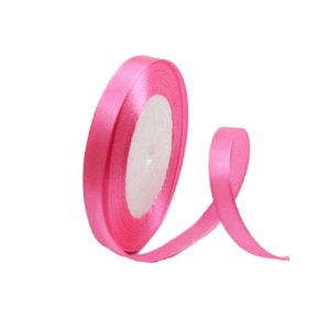 Лента атлас 1см бобина 20ярдов арт.tr812 розовая