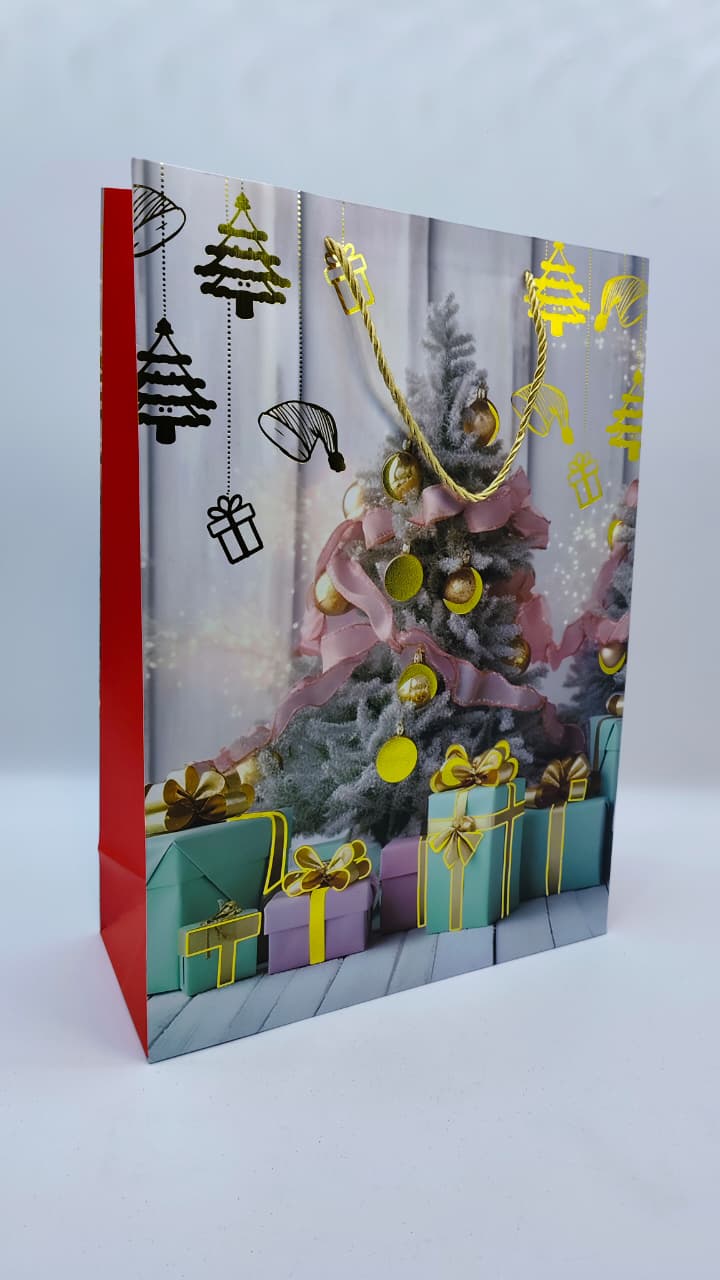 Пакет подарочный новогодний 30*41,5 арт.qzhzd-996a-2 Елка 500тг Пакет подарочный новогодний 30*41,5 арт.qzhzd-996a-2 Елка 500тг