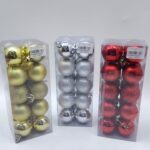 Шары новогодние 4см уп 20шт арт.tr2894 ассорти 1500тг