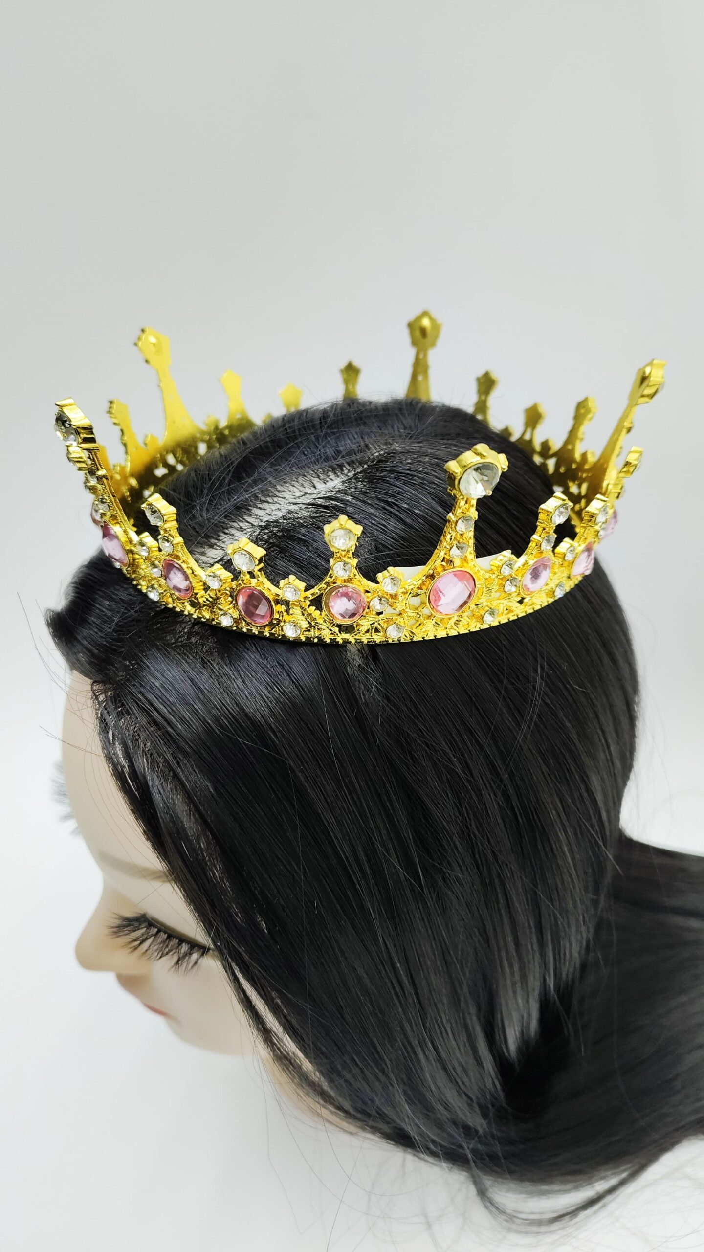 Корона металл арт.tr938 золото с розовым Корона металл арт.tr938 золото с розовым