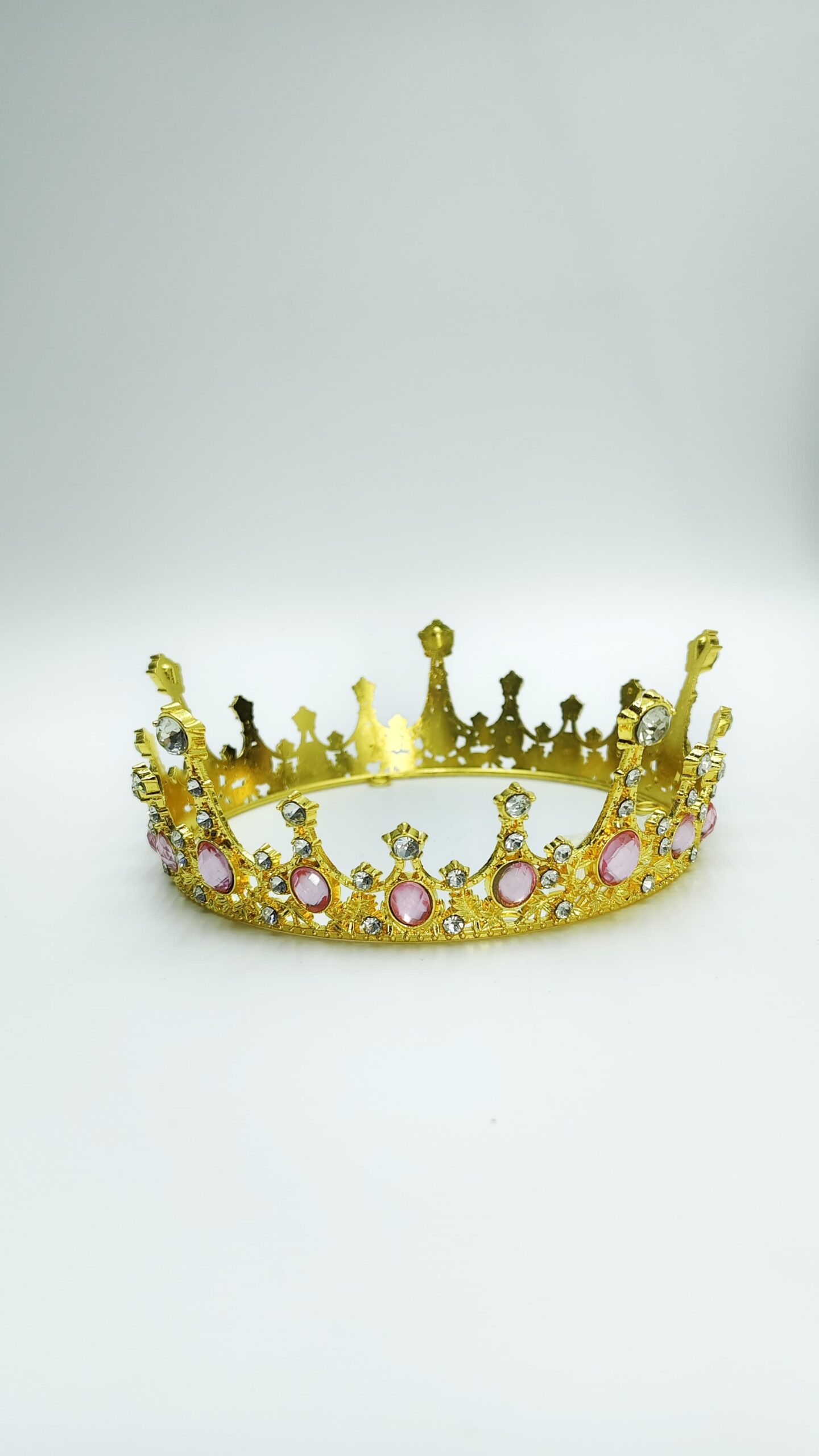 Корона металл арт.tr938 золото с розовым Корона металл арт.tr938 золото с розовым