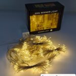 Гирлянда штора Роса мишура 3*3 теплый свет 9000тг