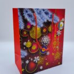 Пакет подарочный новогодний 18*23см арт.612s Елочные игрушки 300тг