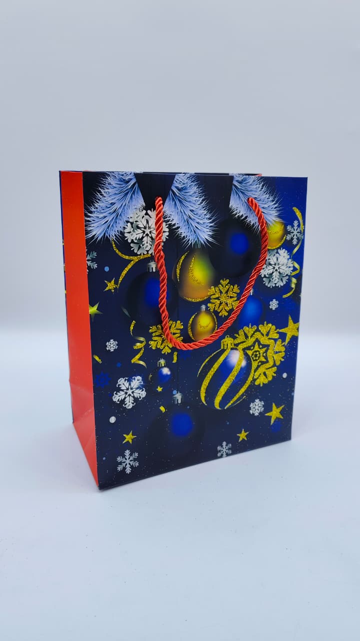 Пакет подарочный новогодний 18*23см арт.612s Елочные игрушки 300тг Пакет подарочный новогодний 18*23см арт.612s Елочные игрушки 300тг
