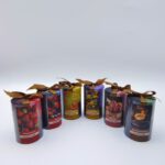 Арома свеча с бантиком арт.6654-27 круглая 1000тг