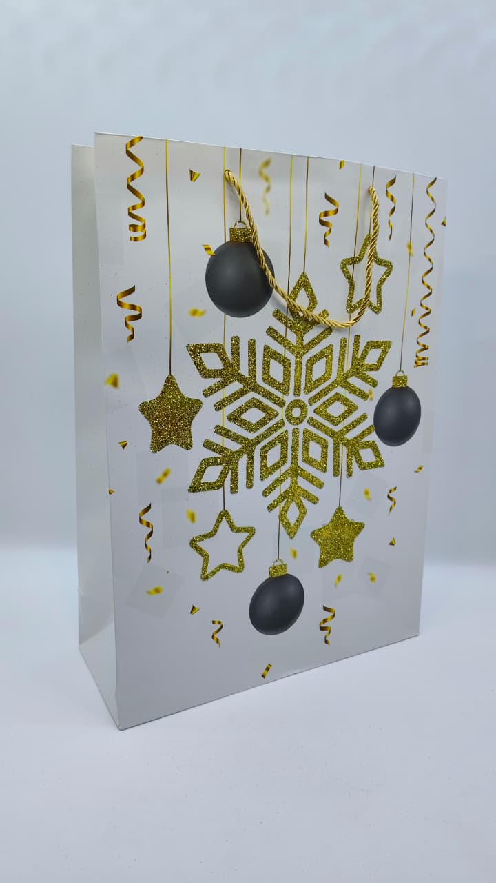 Пакет подарочный новогодний 30*41,5 арт.qzhzd-1032a-1 Снежинка 500тг Пакет подарочный новогодний 30*41,5 арт.qzhzd-1032a-1 Снежинка 500тг