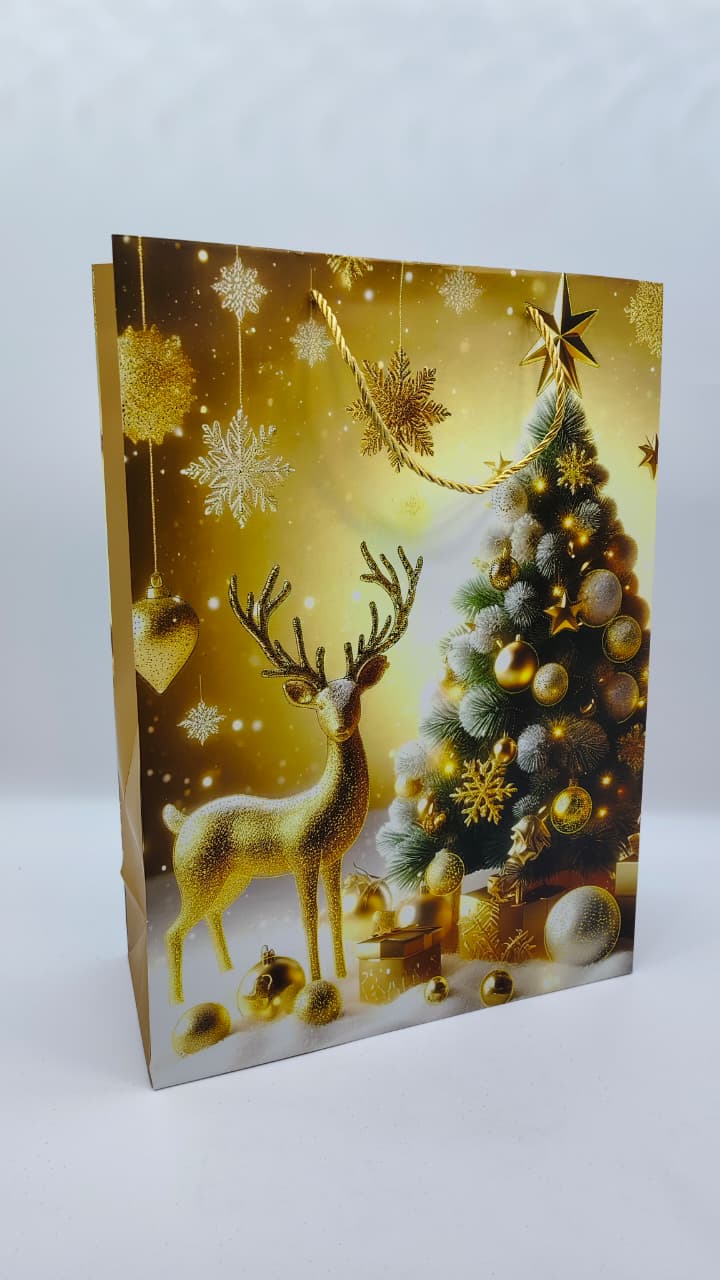 Пакет подарочный новогодний 30*41,5 арт.qzgzd-6656a-3 Олень 500тг Пакет подарочный новогодний 30*41,5 арт.qzgzd-6656a-3 Олень 500тг