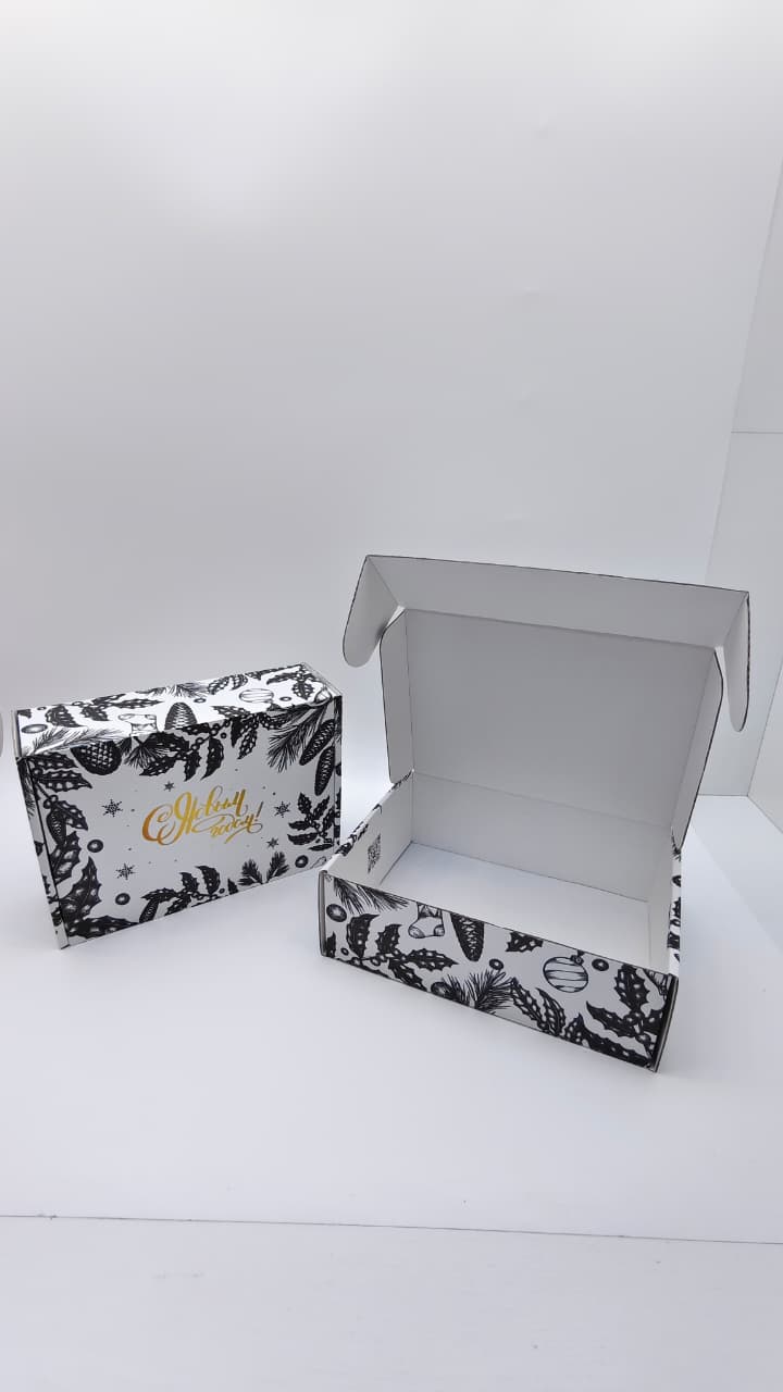 Коробка новогодняя С Новым Годом 25*18*8см арт.tr2816 1000тг Коробка новогодняя С Новым Годом 25*18*8см арт.tr2816 1000тг