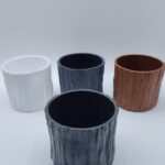 Кашпо пенек пластик 10*11см арт.tr2884 ассорти 1000тг